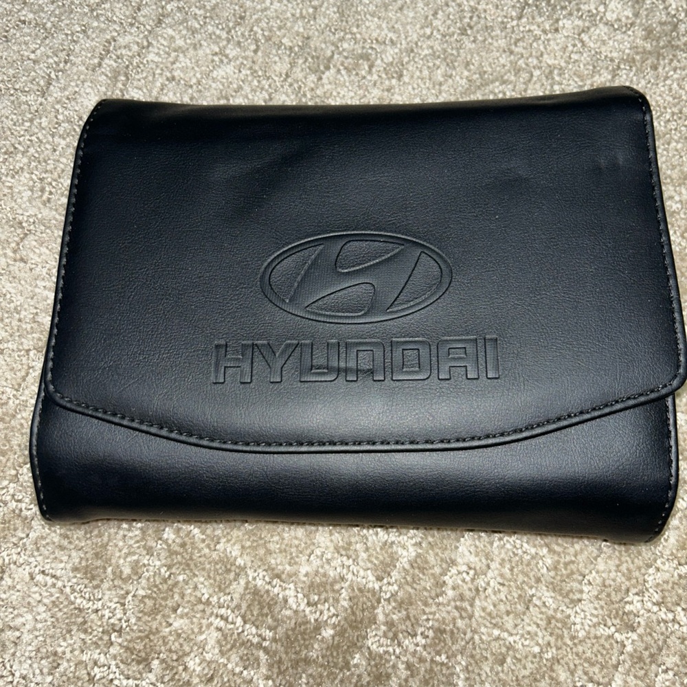 Hyundai Sonata 2019 User Guide And Leather Case